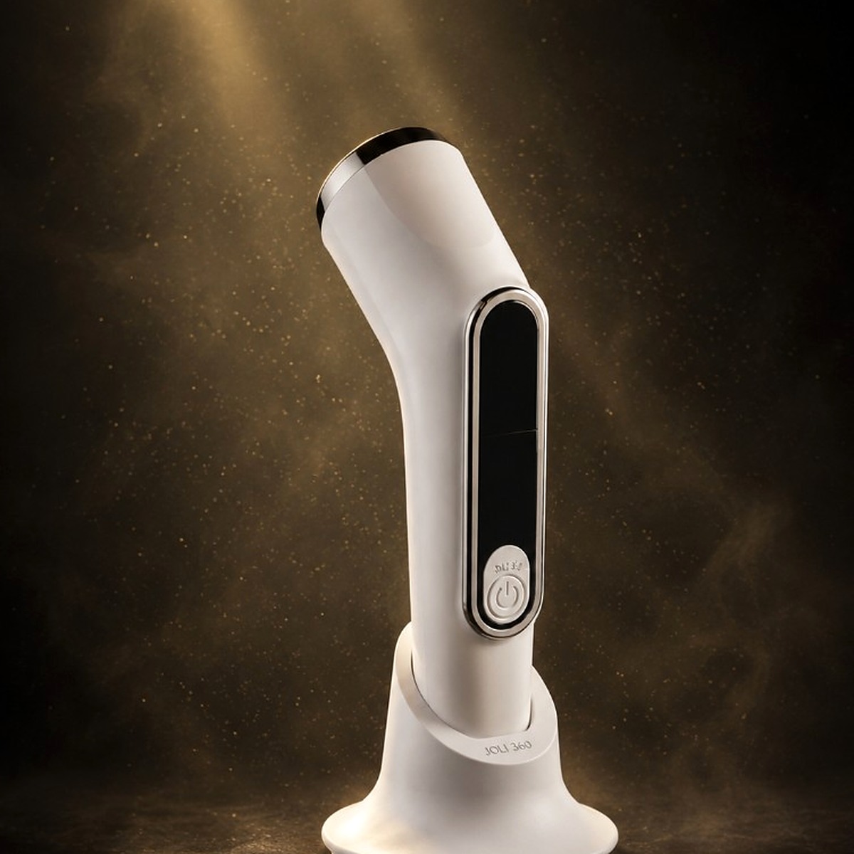 Joli 360 docked in golden studio light with mist